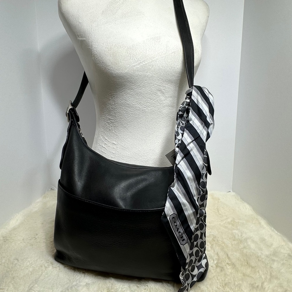 Coach Legacy Vintage 9148 Black Large Hobo Bag Cowhide Leather Costa Rica Purse